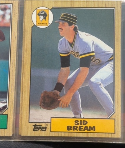 1987 Topps #35 Sid Bream — front