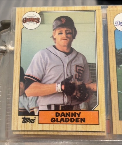 1987 Topps #46 Danny Gladden — front