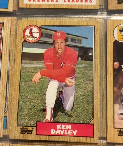 1987 Topps #777 Ken Dayley — front