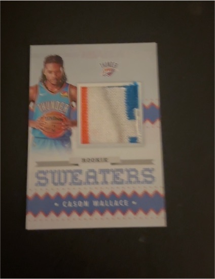2023-24 Panini NBA Hoops Rookie Sweaters #RSW-CSW Cason Wallace — front