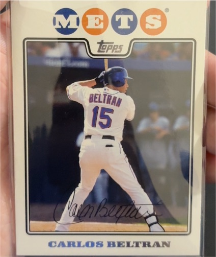2008 Topps #610 Carlos Beltran — front