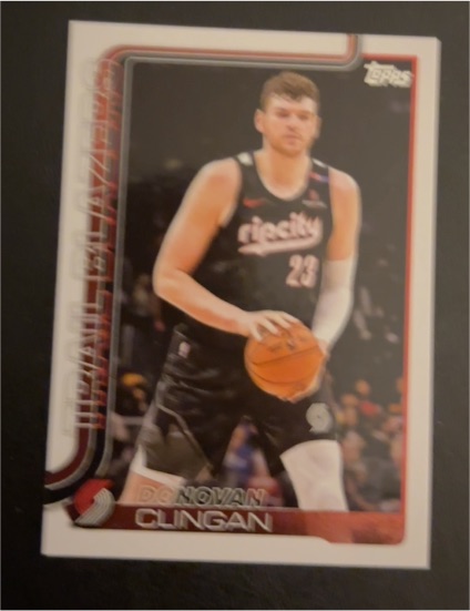 2025-26 Topps #126 Donovan Clingan — front