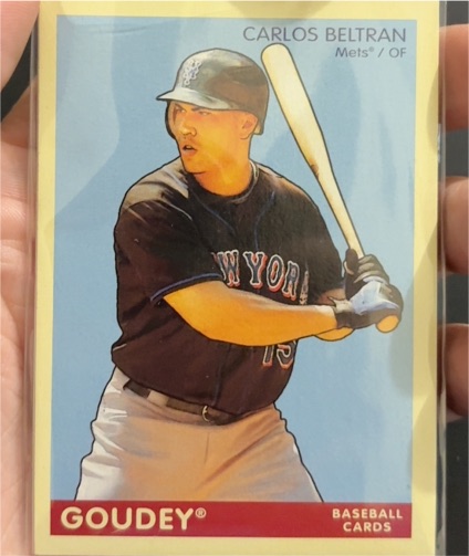 2009 Upper Deck Goudey #127 Carlos Beltran — front