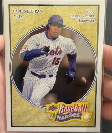 2007 Upper Deck Baseball Heroes #104 Carlos Beltran — front