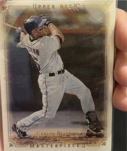 2008 Upper Deck Masterpieces #53 Carlos Beltran — front