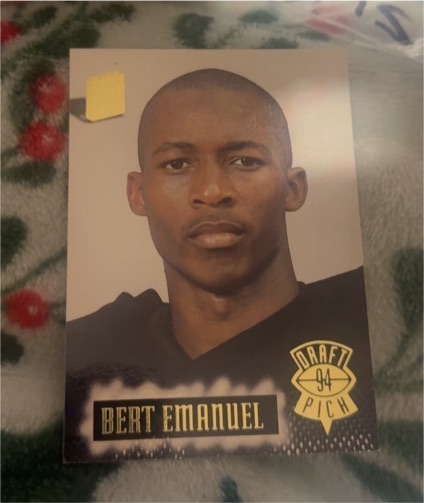1994 Topps Stadium Club #379 Bert Emanuel — front