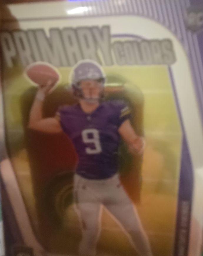 2024 Donruss Optic #20 J.J. McCarthy Rookie Primary Colors — front