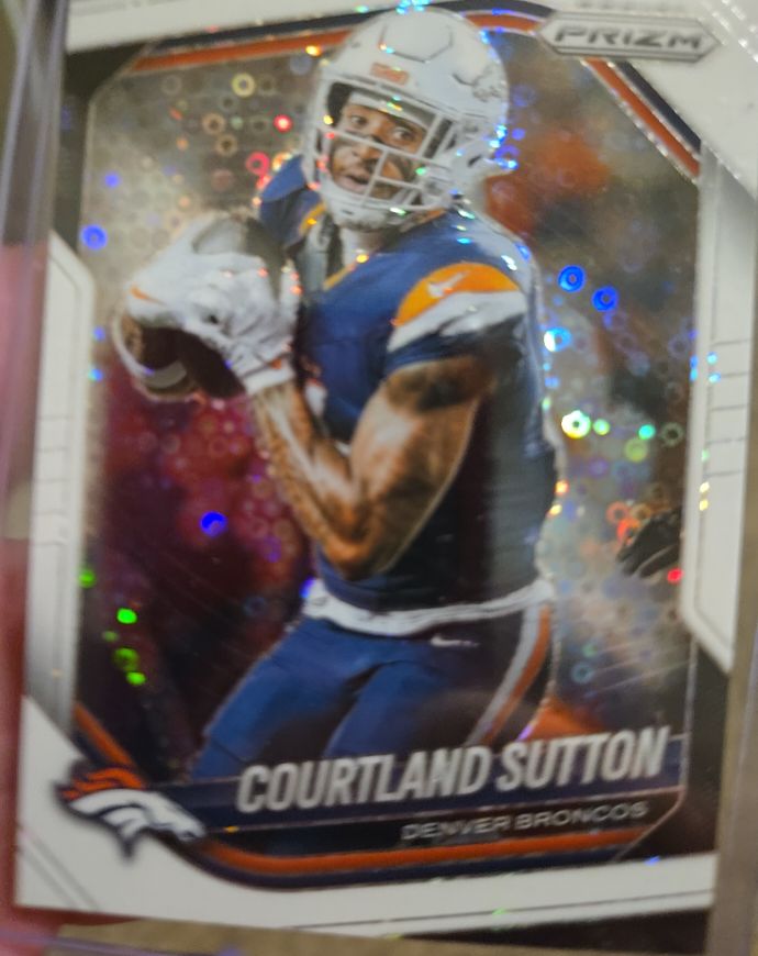 2025 Panini Prizm #163 Courtland Sutton — front