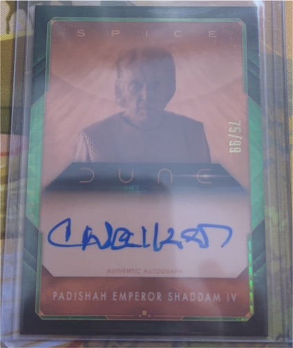 2024 Topps Chrome Dune Spice #SA-CW Christopher Walken Padishah Emperor Shaddam IV — front