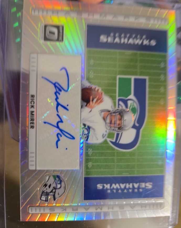 2025 Panini Donruss Optic Hashmarks #HM-RM Rick Mirer — front
