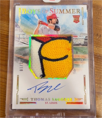 2025 Panini Boys of Summer #JMS-TS Thomas Saggese — front
