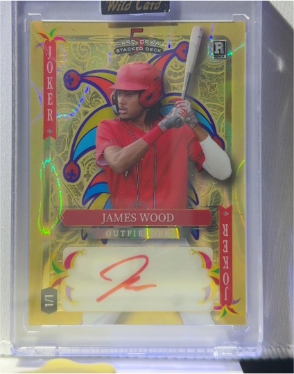 2024 Wild Card 5 Card Draw Stacked Deck #Joker James Wood — front