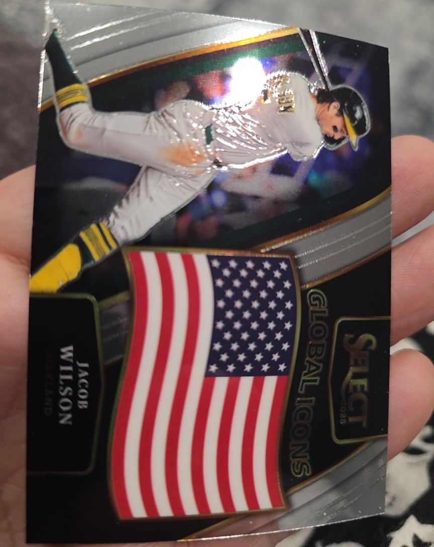 2025 Panini Select #6 Jacob Wilson Global Icons — front