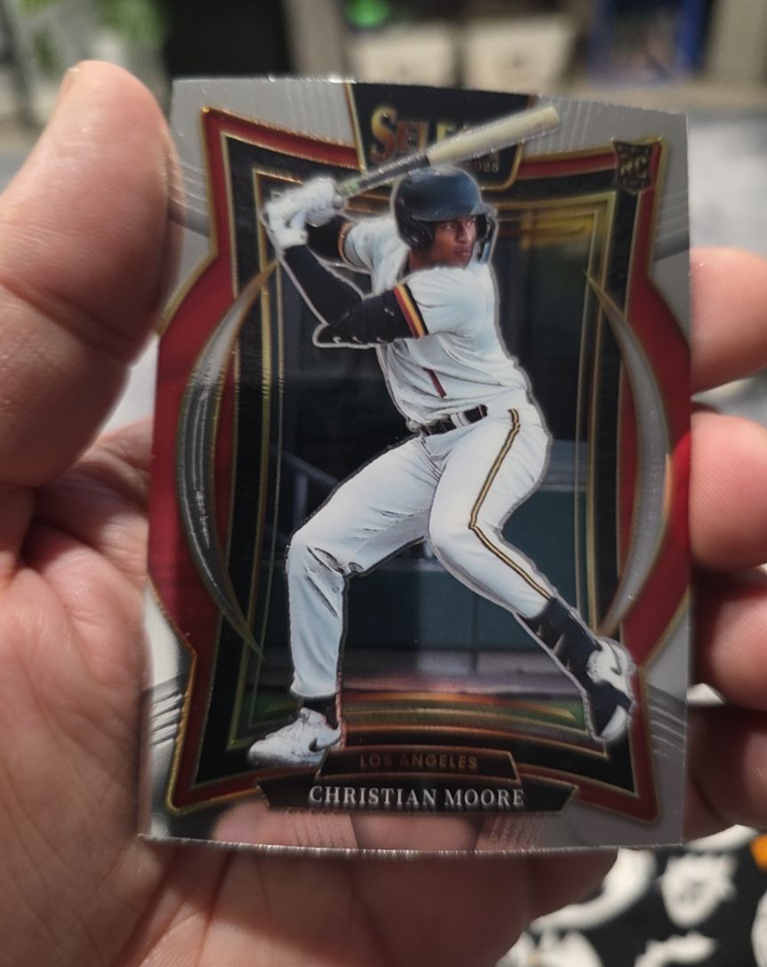 2025 Panini Select #1 Christian Moore — front