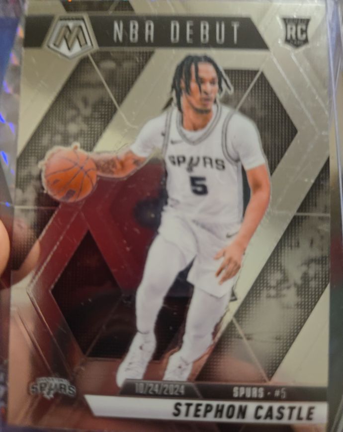 2024-25 Panini Mosaic NBA Debut #267 Stephon Castle — front