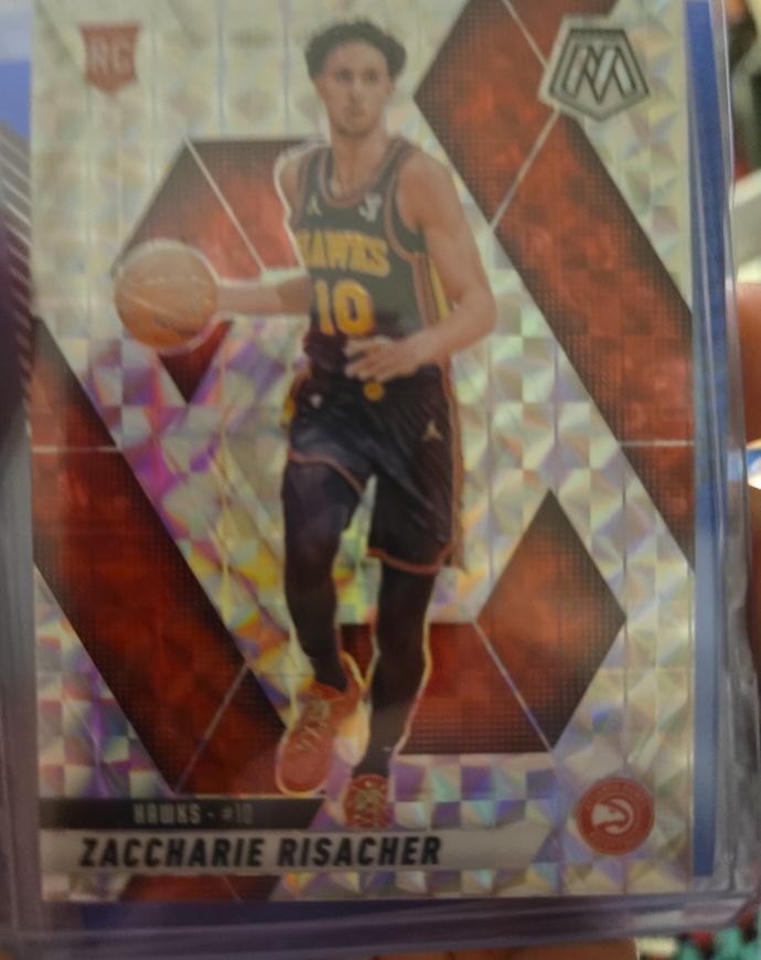 2024-25 Panini Mosaic #213 Zaccharie Risacher — front