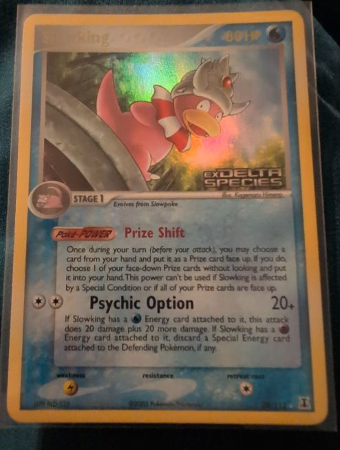 2005 EX Delta Species #28 Slowking — front