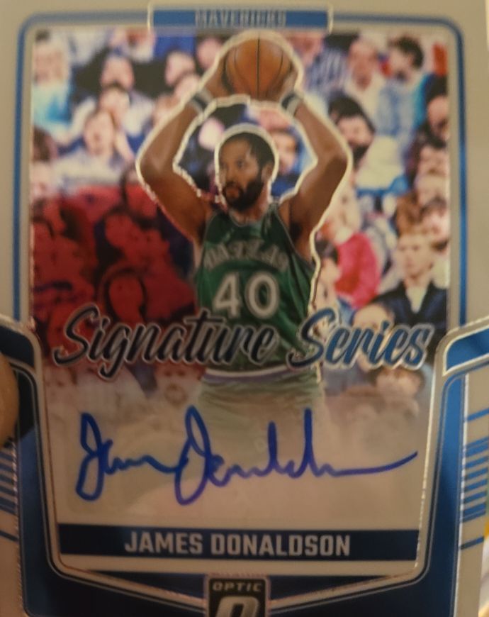 2021-22 Donruss Optic #SS-JDL James Donaldson Signature Series Auto — front
