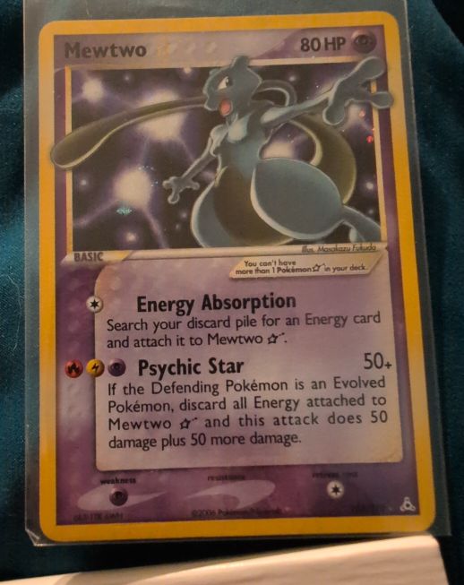 2000 Pokémon Base Set 2 #10 Mewtwo — front