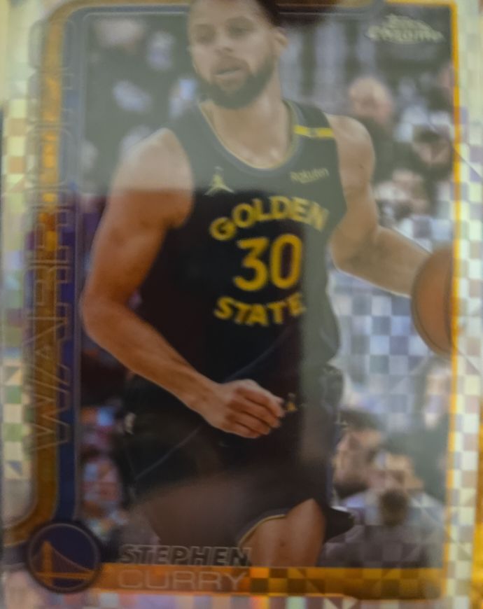 2025-26 Topps Chrome #201 Stephen Curry — front