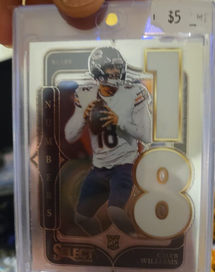 2024 Panini Select #19 Caleb Williams Select Numbers — front