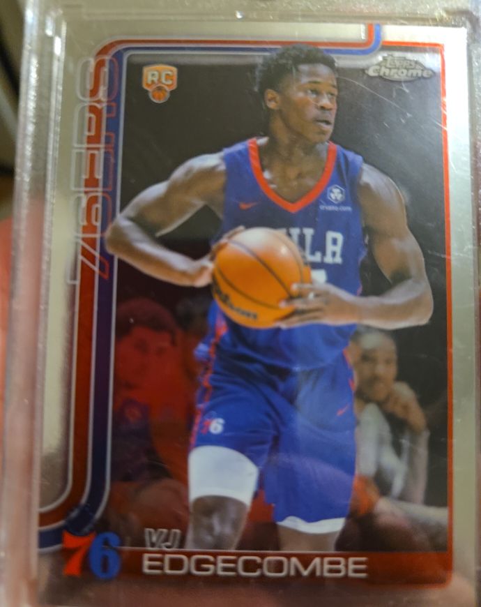 2025-26 Topps Chrome #253 VJ Edgecombe — front