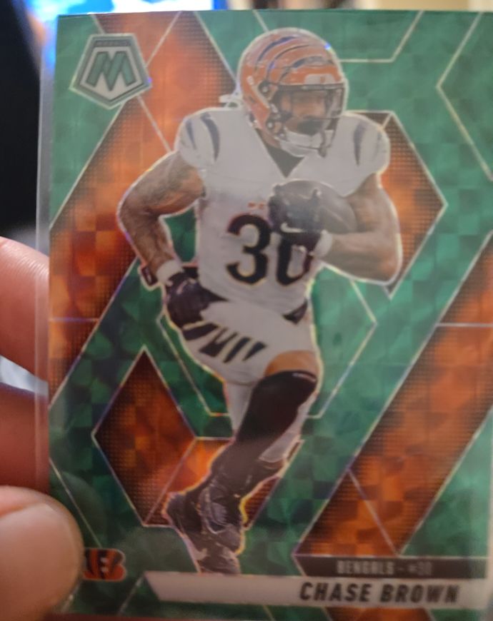 2025 Panini Mosaic #220 Chase Brown — front