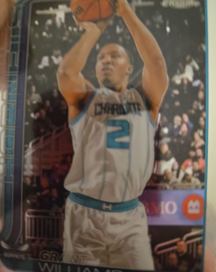 2025-26 Topps Chrome #65 Grant Williams — front