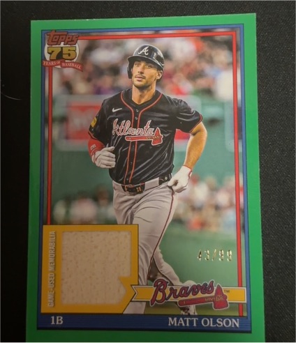 2026 Topps Series 1 1991 #91R-MO Matt Olson — front