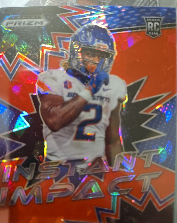 2025 Panini Prizm Draft Picks Instant Impact #II-AJY Ashton Jeanty — front