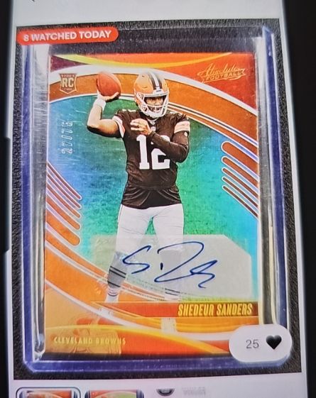 2025 Panini Absolute #177 Shedeur Sanders — front