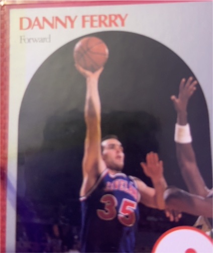 1990 Hoops #406 Danny Ferry — front