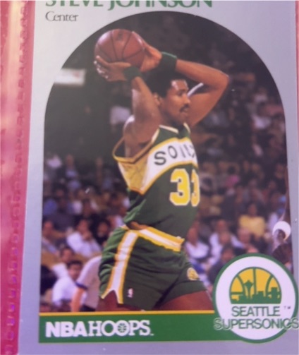 1990-91 NBA Hoops #278 Steve Johnson — front