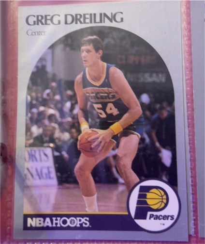 1990-91 NBA Hoops #132 Greg Dreiling — front
