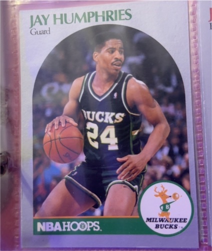 1990 NBA Hoops #175 Jay Humphries — front