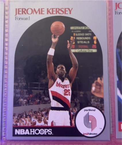1990 Hoops #247 Jerome Kersey — front