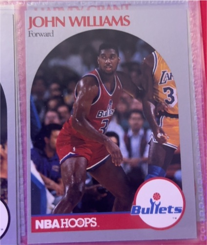 1990-91 NBA Hoops #304 John Williams — front