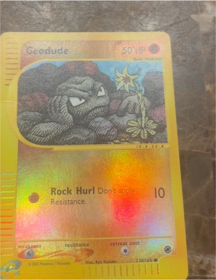 2002 Expedition #110 Geodude — front