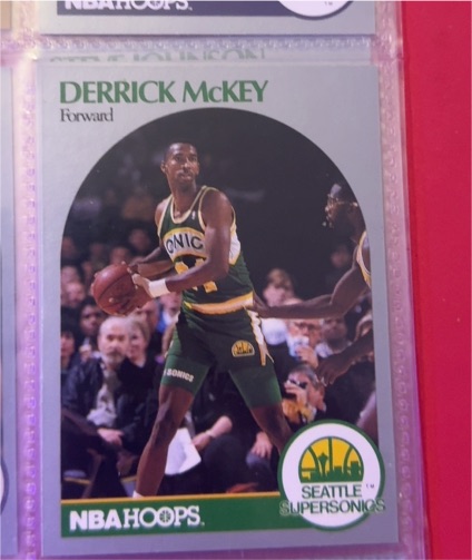 1990-91 NBA Hoops #281 Derrick McKey — front
