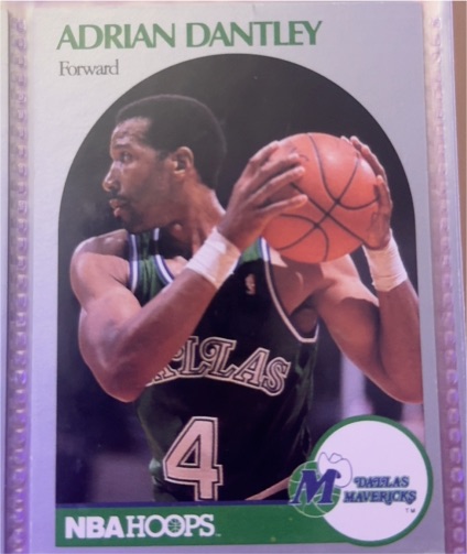 1990 NBA Hoops #83 Adrian Dantley — front