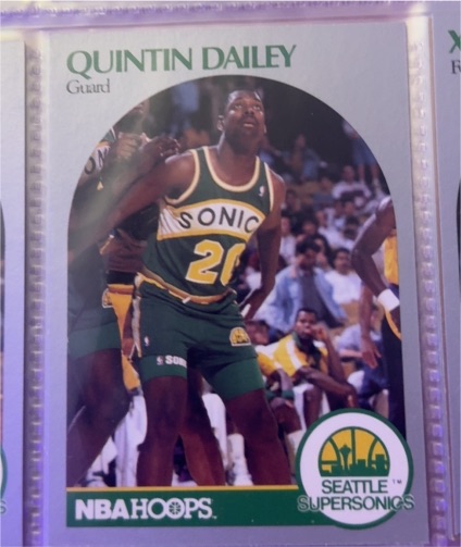 1990 Hoops #276 Quintin Dailey — front