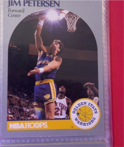 1990-91 Hoops #117 Jim Petersen — front