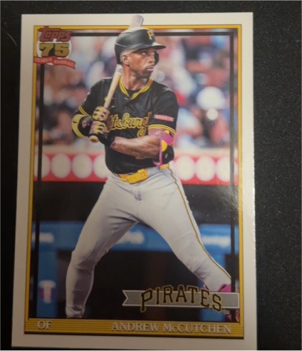 2026 Topps Series 1 #T91-40 Andrew McCutchen — front
