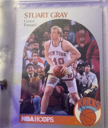 1990-91 NBA Hoops #204 Stuart Gray — front