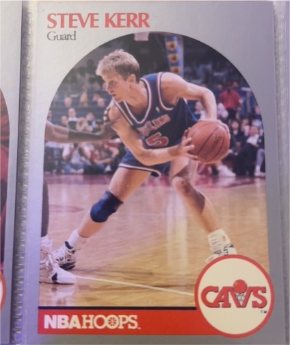 1990-91 NBA Hoops #75 Steve Kerr — front