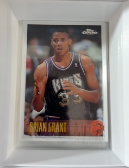 1996-97 Topps Chrome #106 Brian Grant — front