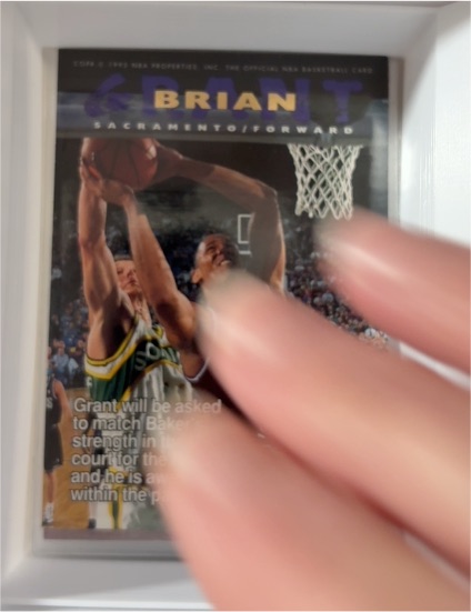 1994-95 NBA Hoops #428 Brian Grant — front