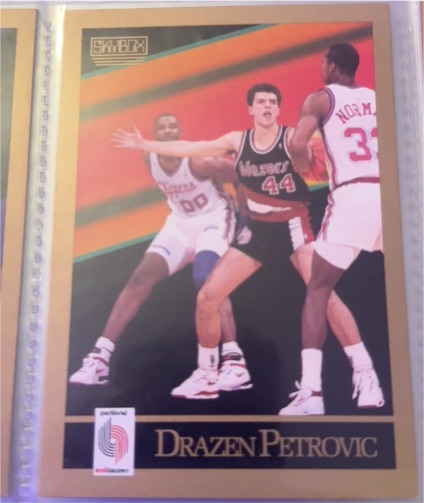 1990-91 Skybox #237 Drazen Petrovic — front