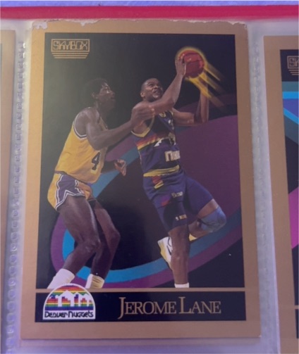 1990-91 Skybox #77 Jerome Lane — front