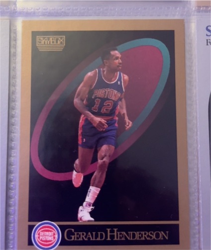 1990 SkyBox #88 Gerald Henderson — front